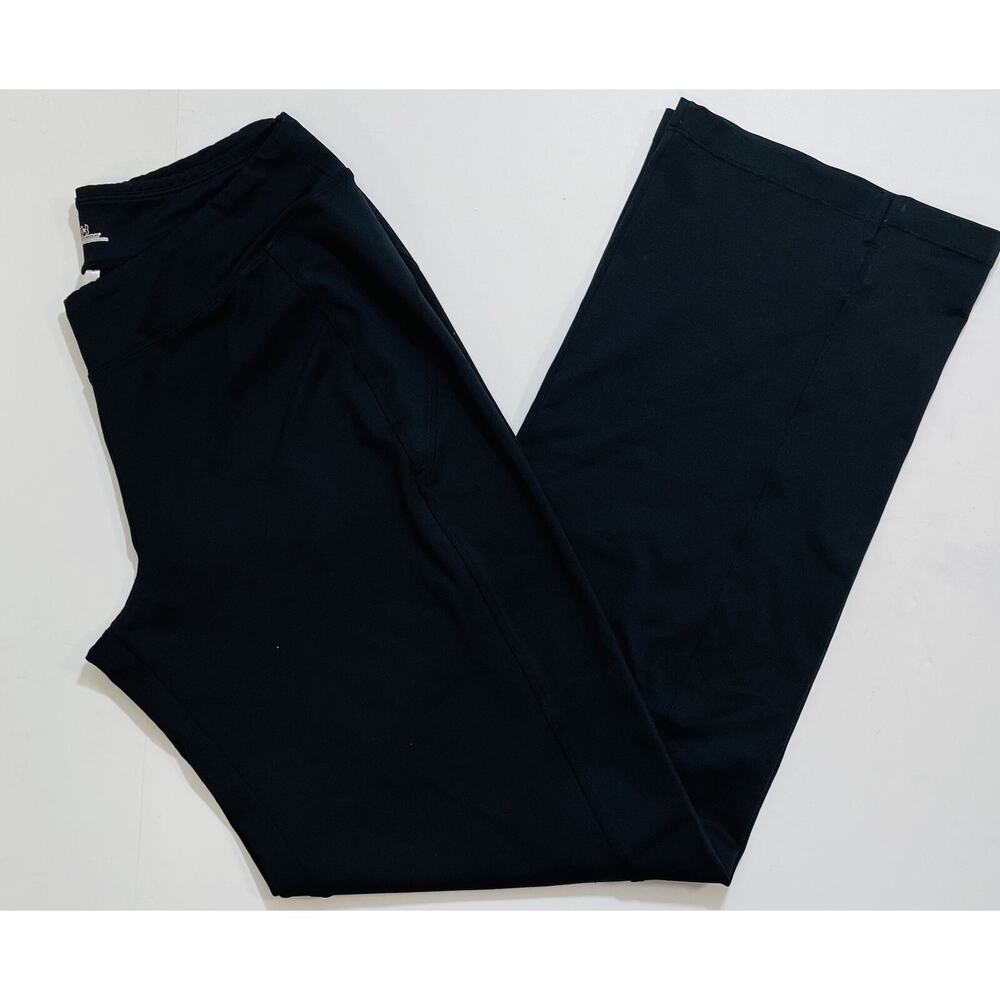 UNDER ARMOUR pants women's size MEDIUM black pull on track pants (tt1)